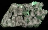 Fibrous Malachite Crystal Cluster - Congo #45337-1